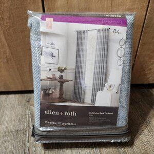 Allen & Roth gray curtains  size  50" x 84" NEW
